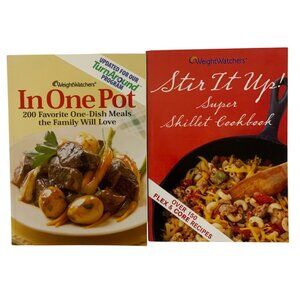 Weight Watchers Cookbook Lot of 2 Books One Pot & Skillet Recipes Paperback